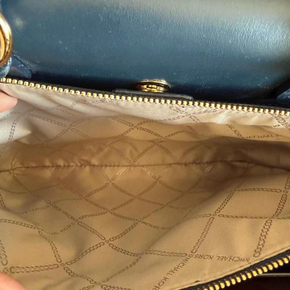 *Rare* Michael Kors Hamilton Legacy Large Woven Belted Satchel - Picture 7 of 10